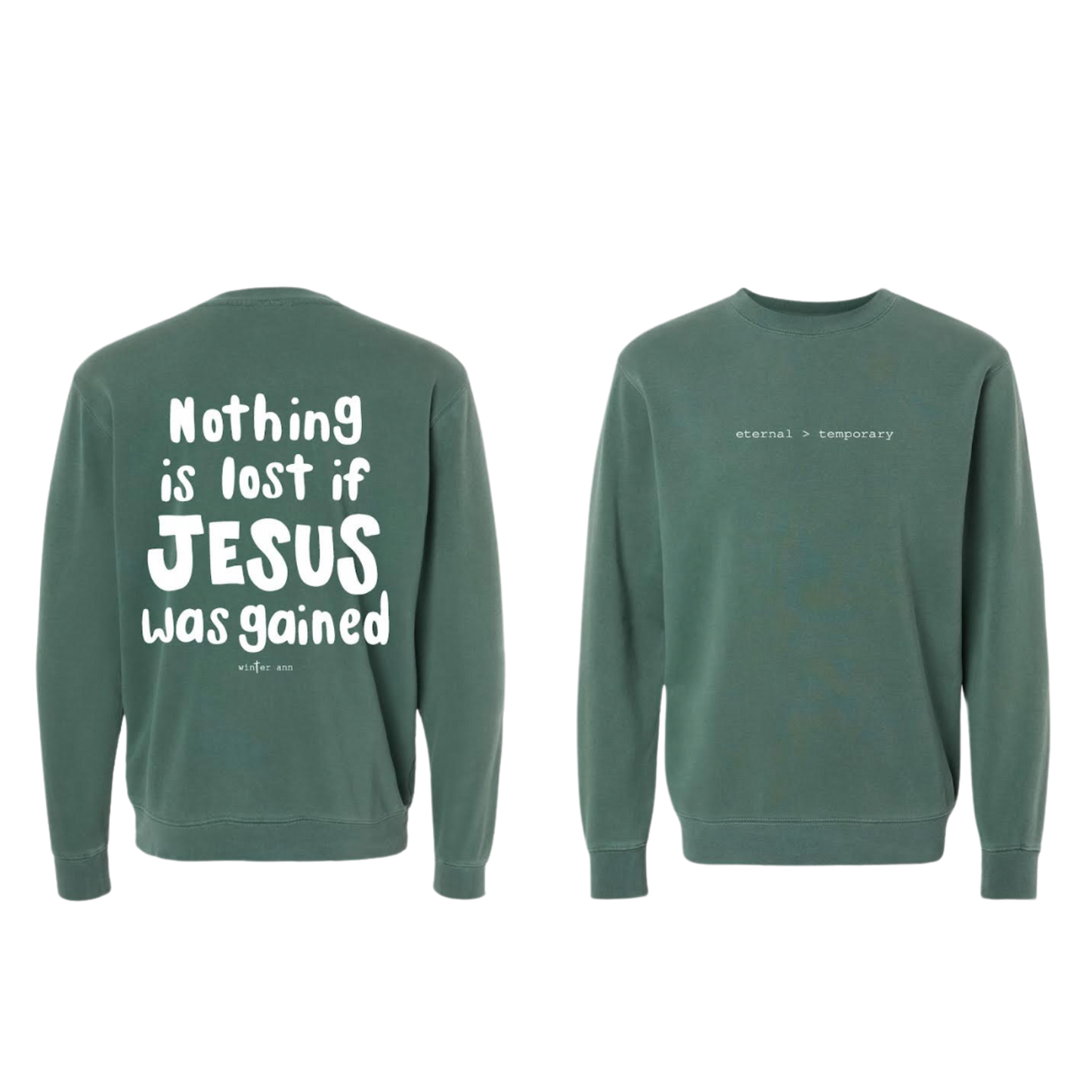 Eternal > Temporary Crewneck