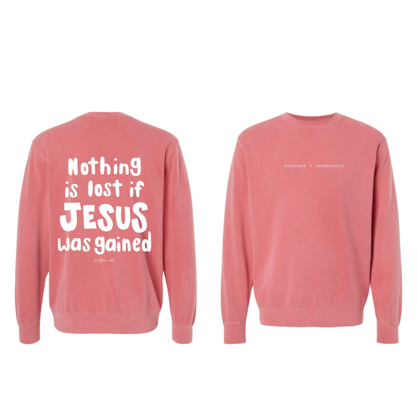 Eternal > Temporary Crewneck