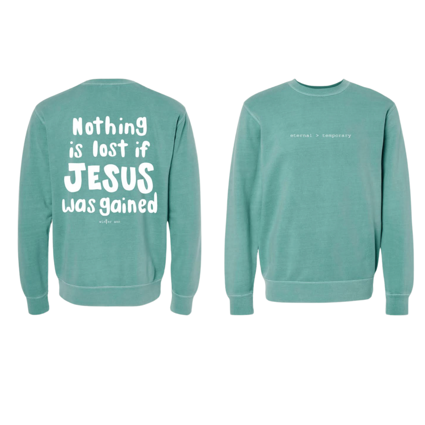 Eternal > Temporary Crewneck