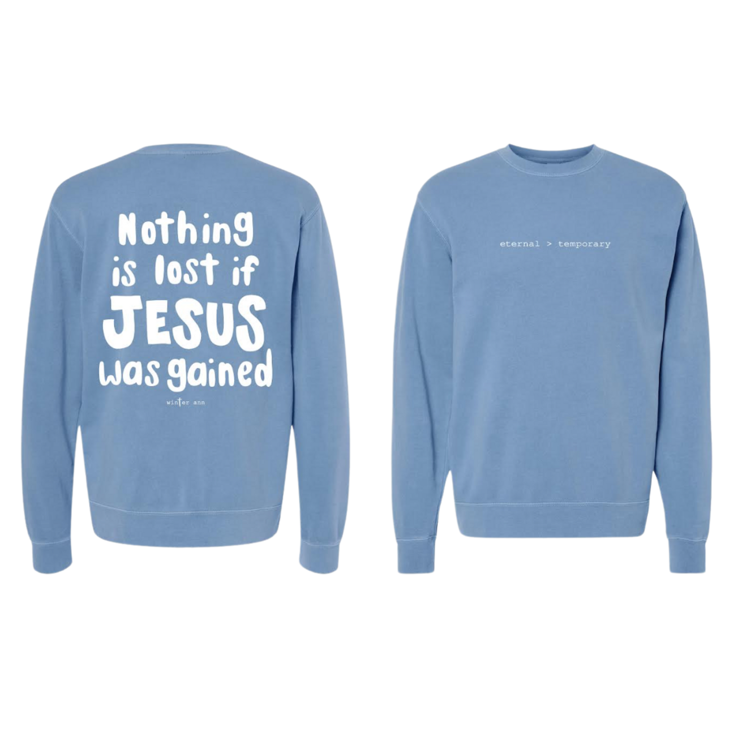 Eternal > Temporary Crewneck