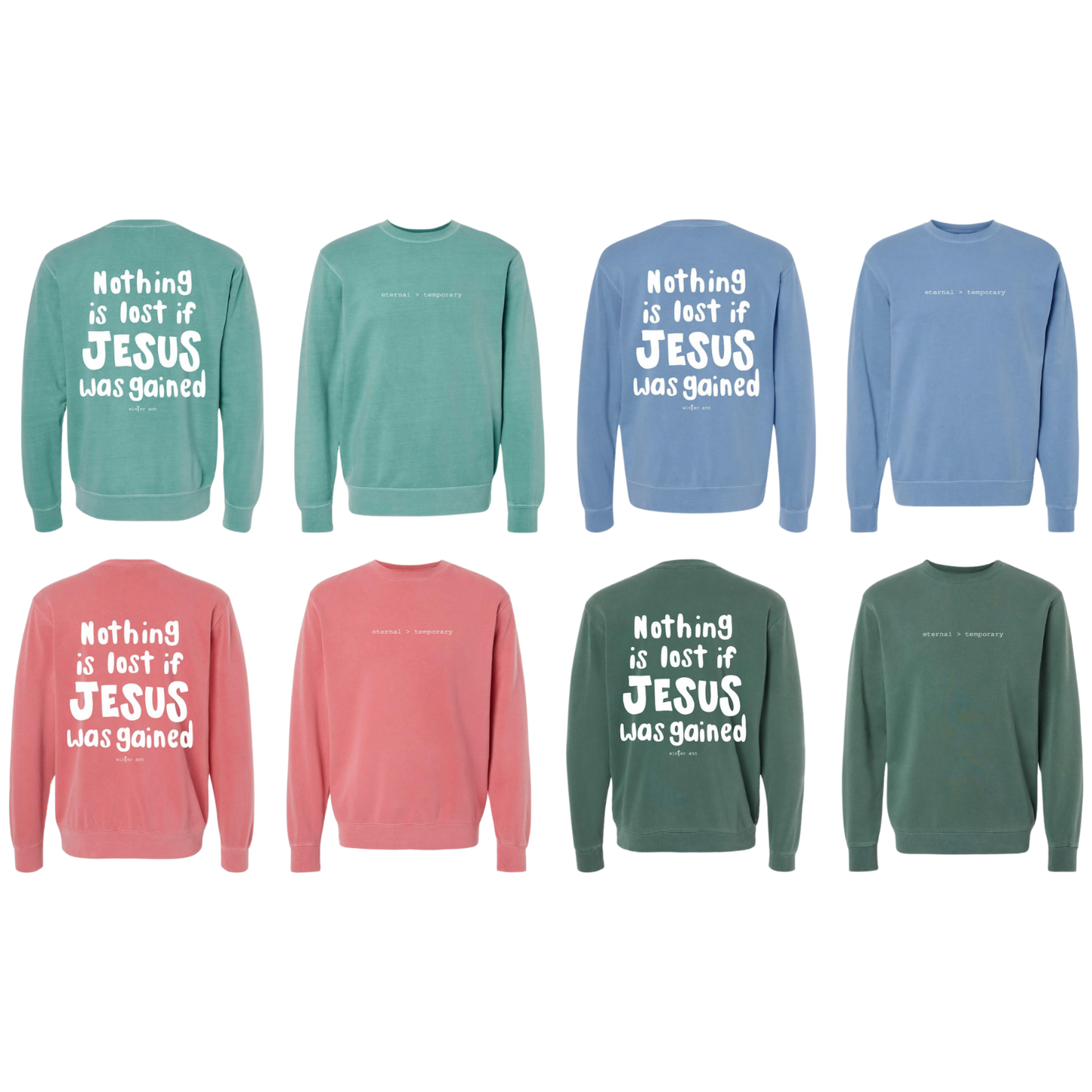 Eternal > Temporary Crewneck
