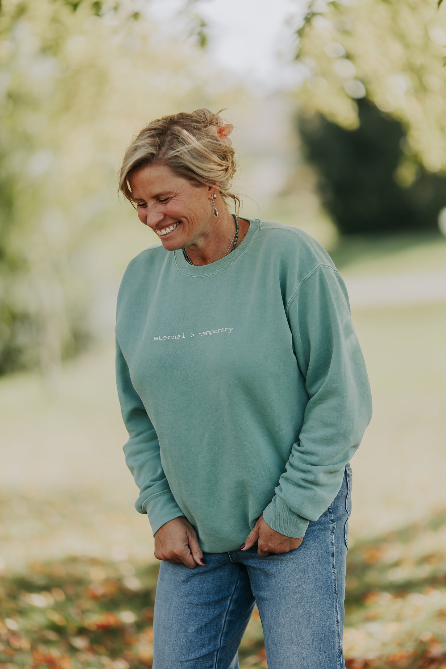 Eternal > Temporary Crewneck